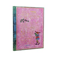 2027 Astrid Lindgren, Pippi Longstocking (Embellished Manuscripts Collection) Ultra 18-Month Hardcover Dayplanner (Elastic Band Closure) Vertical