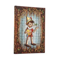 Carlo Collodi, Pinocchio (Fairy Tale Collection) Midi Lined Hardcover Journal (Elastic Band Closure)